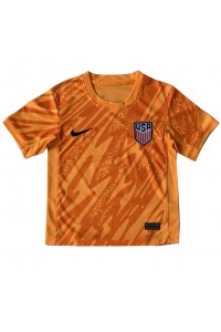 Fotbalové Dres Spojené Státy Brankářské Venkovní Oblečení Copa America 2024 Krátký Rukáv